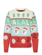 Vero Moda Vmchristmasstuff Ls O-Nck Pull. Box Xmas Multi/patterned