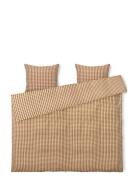 Juna Bæk&Bølge Bed Linen 220X220 Cm Cinnamon/Yellow Se Gul