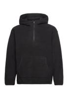 LEVI´S Men Hooded Sherpa Pullover Jet Bla Svart