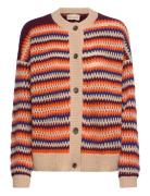 Stella Nova Italian Wool Knit Cardigan Orange