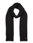 Coach Accessories Cable Knit Scarf Svart