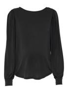 Only Maternity Olmfree Life L/S Boatneck Top Jrs Svart