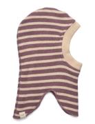 Mp Denmark Bergen Striped Balaclava Multi/patterned