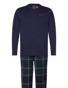 Polo Ralph Lauren Underwear Flannel-Sle-Set Marinblå