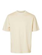 Selected Homme Slhrelax-Dani Ss Interlock Tee Ex Kräm