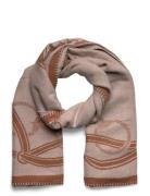 Lauren Ralph Lauren Belting-Motif Jacquard Blanket Scarf Beige