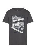 Converse Converse Shinefetti Sneaker Short Sleeve Graphic Tee Svart