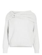 Vila Vikenya L/S Off Shoulder Knit Top/Ka Vit