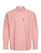 Double A By Wood Wood Wwday Striped Shirt Rosa