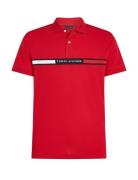 Tommy Hilfiger Hilfiger Chest Insert Reg Polo Röd