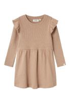 Lil'Atelier Nmfsophia Soj Ls Dress Lil Beige