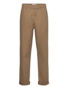 Lindbergh Wide Fit Twill Pants Brun