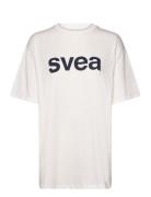 Svea Smaustin Boxy Logo Ss T-Shirt Vit