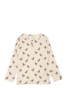 Lil'Atelier Nmmgavo Elo Ls Slim Top Lil Beige