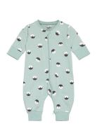 Lindex Pyjamas Penguin Bf Grön