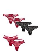 Hunkemöller 6-Pack Thongs Röd