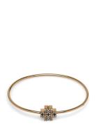 Tory Burch Eleanor Pave Hinged Cuff Guld