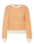 Vero Moda Vmgabi Ls O-Neck Pullover Ga Bf Orange