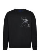 HUGO BLUE Newcrew Svart