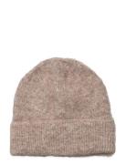 Mango Knit Beanie Beige