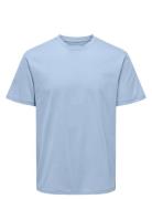 ONLY & SONS Onsmax Life Ss Stitch Tee Noos Blå