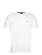 GANT Emb Original Shield T-Shirt Vit