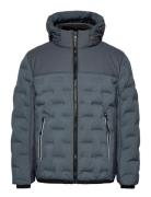 Tom Tailor Hybrid Puffer Jacket Blå