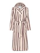 Rosemunde Rwadamo Striped Hooded Robe Beige