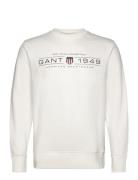 GANT Graphic C-Neck Sweat Vit