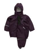 CeLaVi Basic Rainwear Suit -Solid Lila