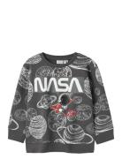 Name It Nmmdaim Nasa Nreg Sweat Bru Nas Grå