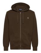 Polo Ralph Lauren Loopback Fleece Full-Zip Hoodie Brun