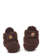 Smallstuff Booties Bouclé Merino Wool Brun