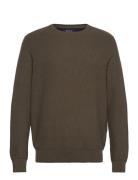 Polo Ralph Lauren Textured Cotton Crewneck Sweater Grön