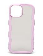 Holdit Wavy Case Lilac/Transparent Rosa