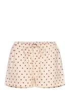 Gina Tricot Flannel Pyjamas Shorts Kräm