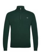 GANT Extrafine Lambswool Half Zip Grön