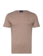 Polo Ralph Lauren Custom Slim Fit Soft Cotton T-Shirt Beige