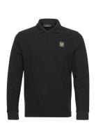 Belstaff Belstaff Long Sleeved Polo Dark Ink Svart