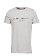 Tommy Hilfiger Core Tommy Logo Tee Grå