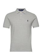 Polo Ralph Lauren Slim Fit Mesh Polo Shirt Grå