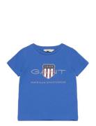 GANT Archive Shield Ss T-Shirt Blå