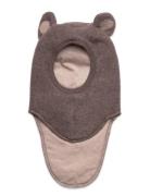 Huttelihut Balaclava Wool Fleece W. Lin. Brun