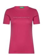 United Colors Of Benetton Short Sleeves T-Shirt Rosa