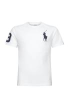 Ralph Lauren Kids Big Pony Cotton Jersey Tee Vit