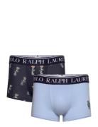 Polo Ralph Lauren Underwear Stretch Cotton Trunk 2-Pack Marinblå