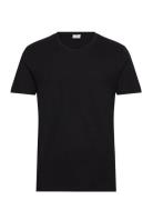 Mango 100% Cotton Slim-Fit V-Neck T-Shirt Svart