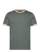 Lyle & Scott Half Tipped T-Shirt Khaki Green