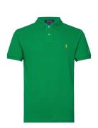 Polo Ralph Lauren Slim Fit Mesh Polo Shirt Grön