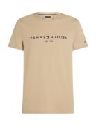 Tommy Hilfiger Tommy Logo Tee Beige